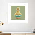 DUCK by JUMALI KATANI on GIANT ART - green digital painting