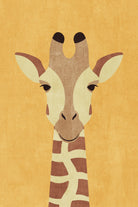 FAUNA / Giraffe by Daniel Coulmann on GIANT ART - yellow digital painting