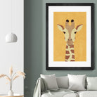 FAUNA / Giraffe by Daniel Coulmann on GIANT ART - yellow digital painting