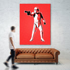 Stormtrooper | Pop Art by William Cuccio on GIANT ART - red digital painting