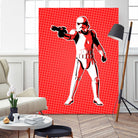 Stormtrooper | Pop Art by William Cuccio on GIANT ART - red digital painting