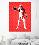 Stormtrooper | Pop Art by William Cuccio on GIANT ART - red digital painting