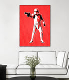 Stormtrooper | Pop Art by William Cuccio on GIANT ART - red digital painting