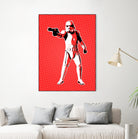 Stormtrooper | Pop Art by William Cuccio on GIANT ART - red digital painting