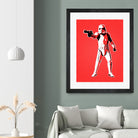 Stormtrooper | Pop Art by William Cuccio on GIANT ART - red digital painting