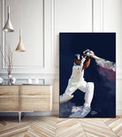 Sachin Tendulkar by Urvashi Suraiya on GIANT ART - blue digital painting