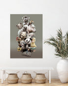 ZOO ESCAPE by JUMALI KATANI on GIANT ART - gray digital painting