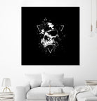 Skull X (bw) by Solti Balázs on GIANT ART - black digital painting