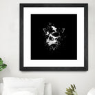 Skull X (bw) by Solti Balázs on GIANT ART - black digital painting