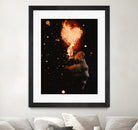 Heart On Fire by GEN Z by Rigaud Mickaël on GIANT ART - orange photo illustration