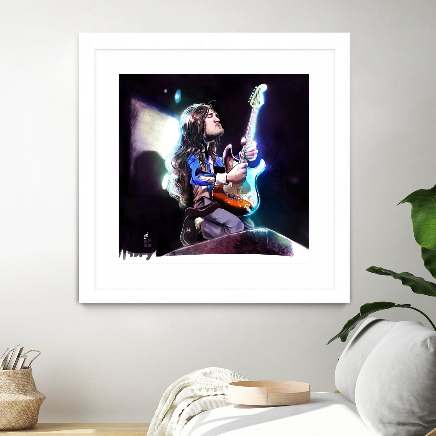 Frusciante Slane Castle by Charlie Casado on GIANT ART - black digital drawing