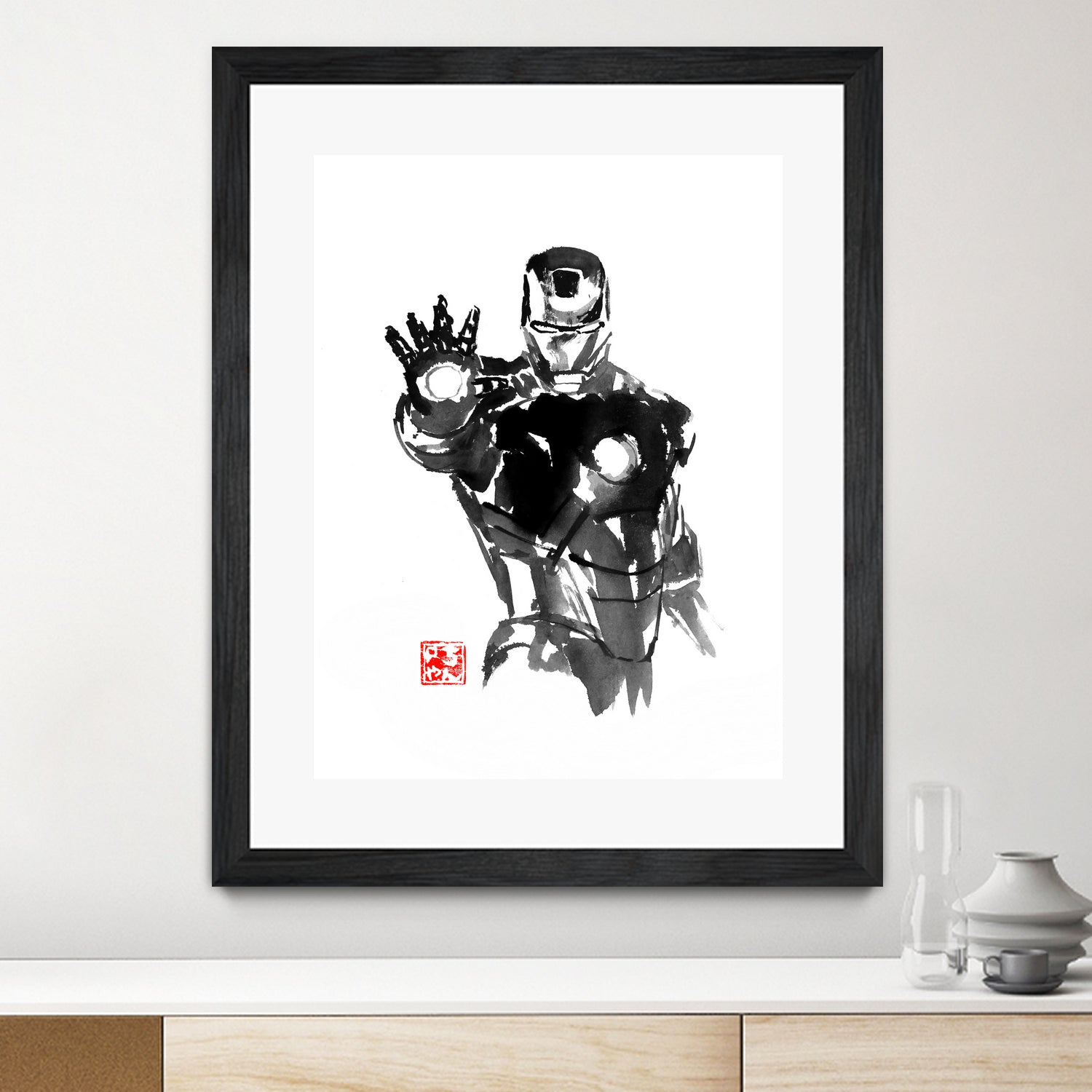 iron man by philippe imbert on GIANT ART - black character design