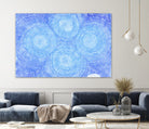 Blue ripples, four loci by Victor Fitzsimons on GIANT ART - blue mixed media