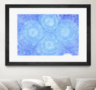 Blue ripples, four loci by Victor Fitzsimons on GIANT ART - blue mixed media