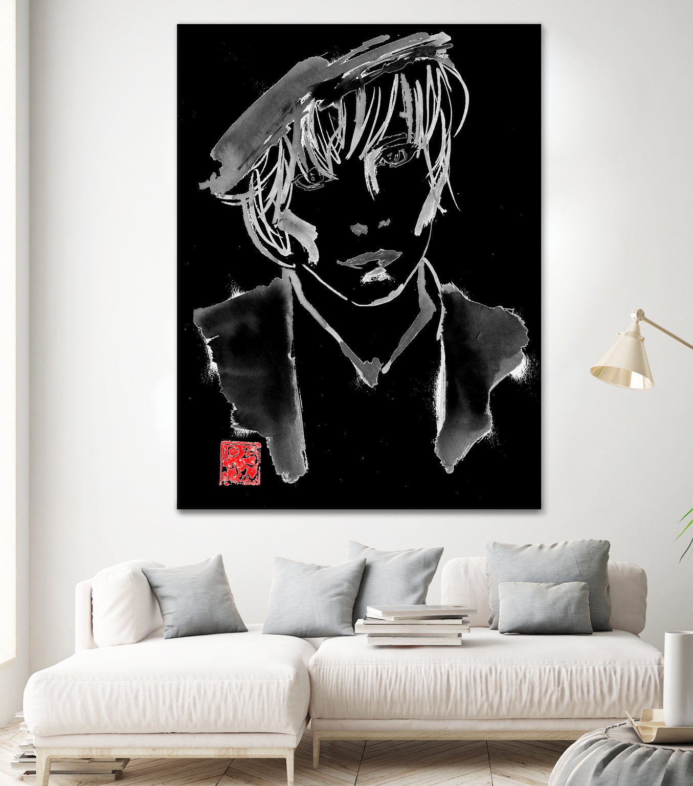 mylene farmer by philippe imbert on GIANT ART - black character design