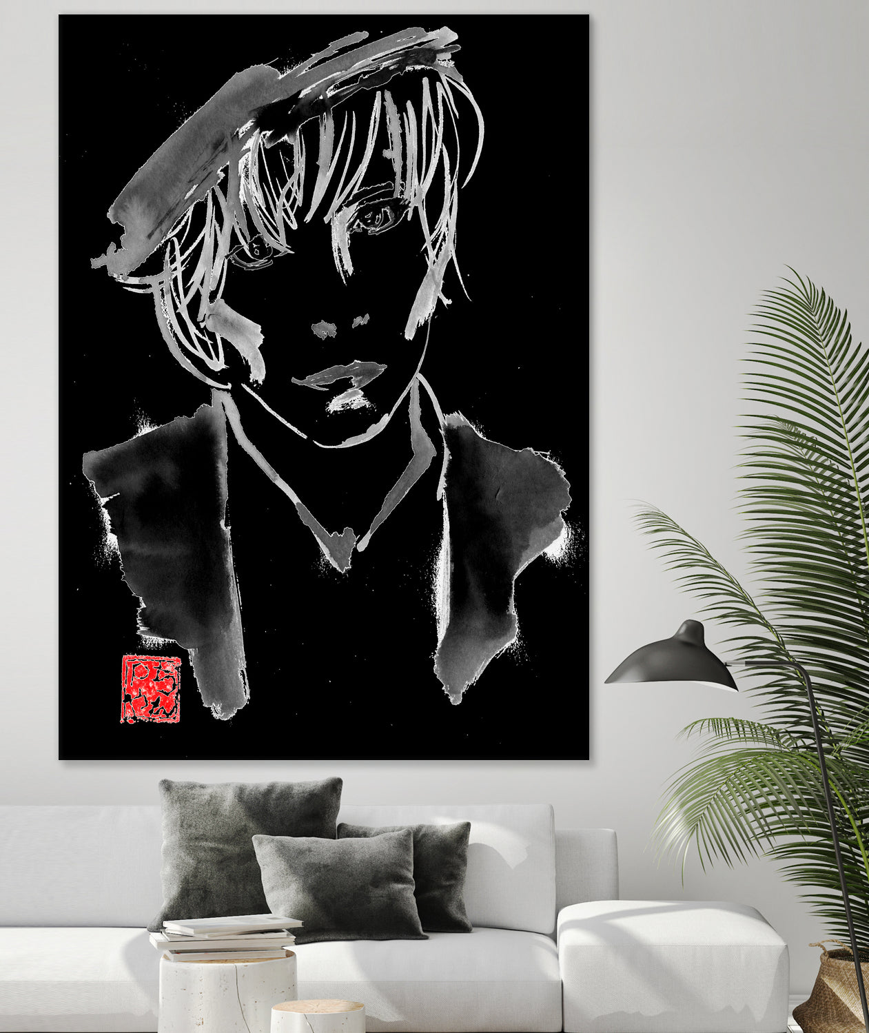 mylene farmer by philippe imbert on GIANT ART - black character design