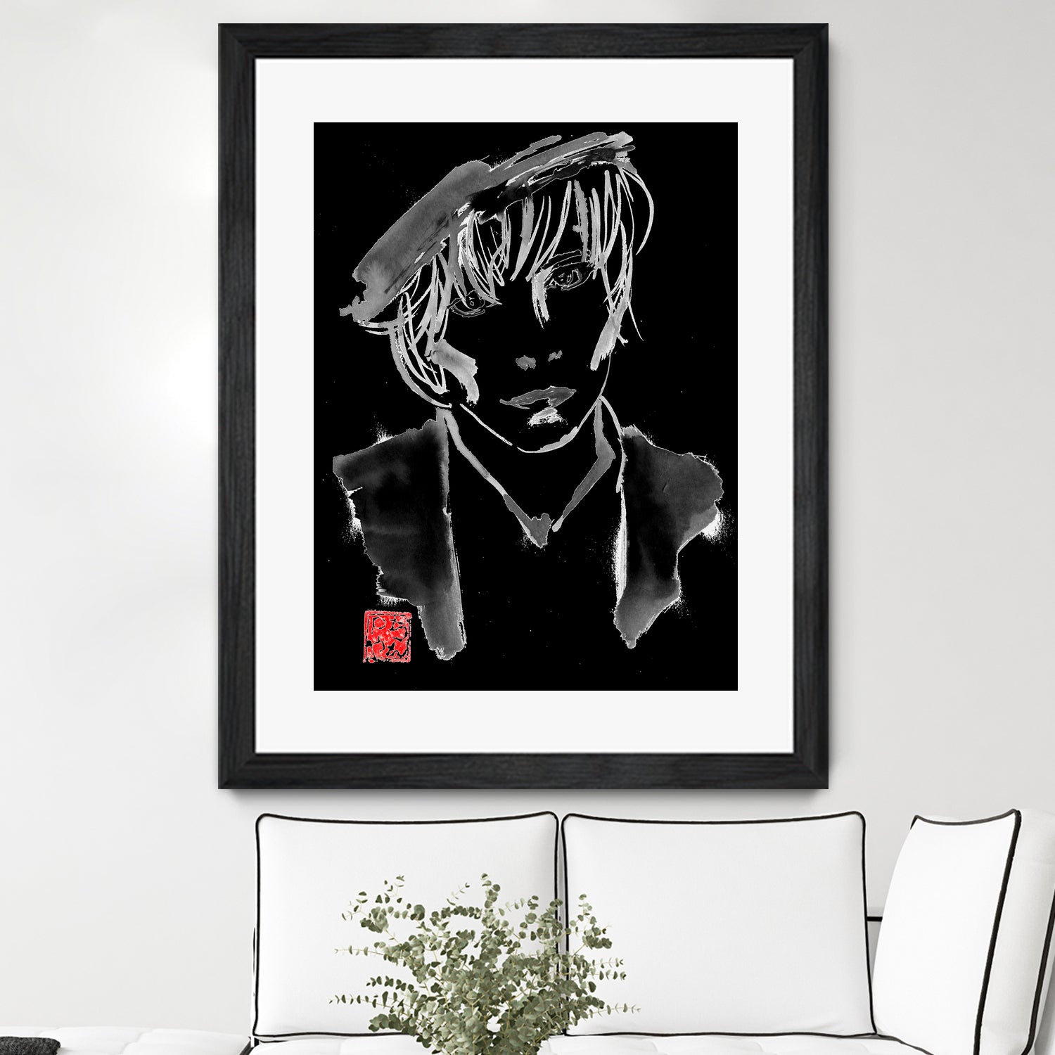 mylene farmer by philippe imbert on GIANT ART - black character design