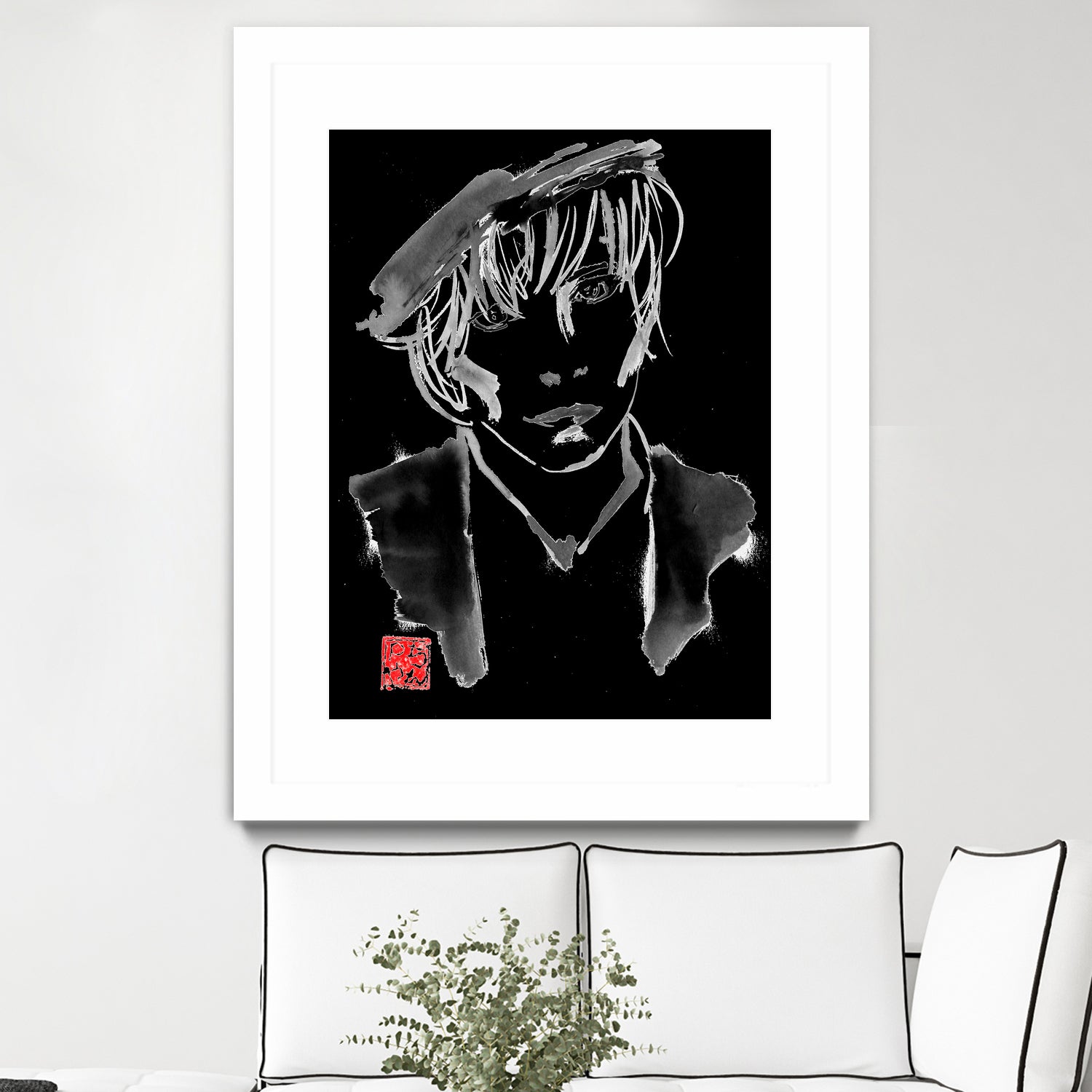 mylene farmer by philippe imbert on GIANT ART - black character design