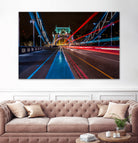 Lighttrails Tower Bridge by Reziebelle Martin on GIANT ART - red photo illustration