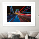 Lighttrails Tower Bridge by Reziebelle Martin on GIANT ART - red photo illustration