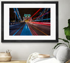 Lighttrails Tower Bridge by Reziebelle Martin on GIANT ART - red photo illustration