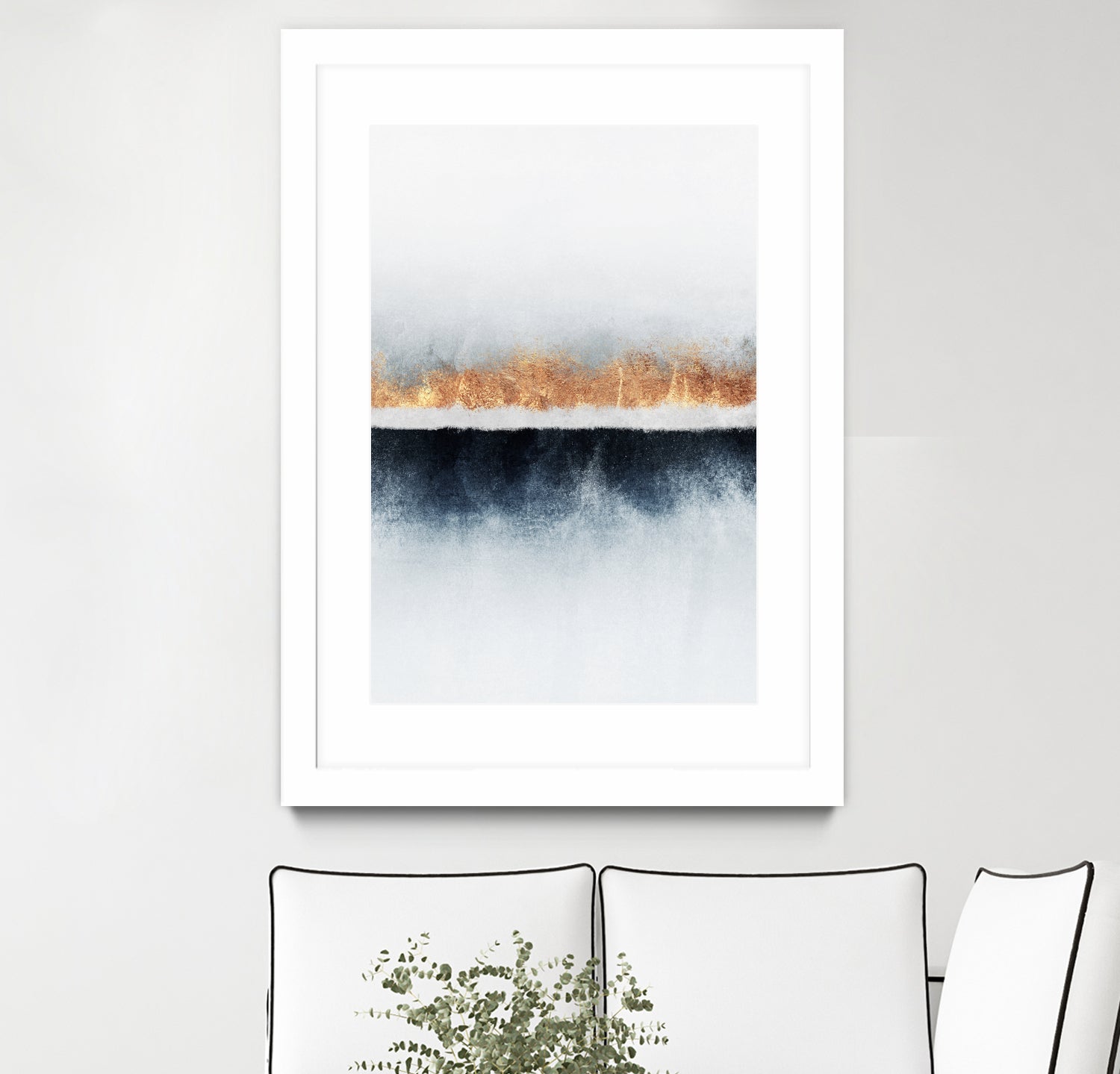 Horizon by Elisabeth Fredriksson on GIANT ART - white mixed media