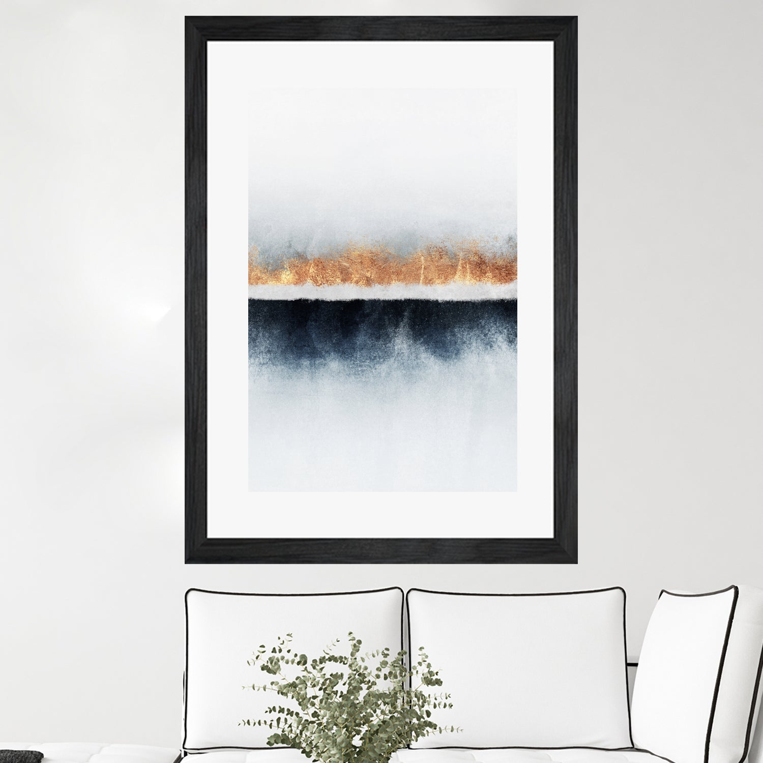 Horizon by Elisabeth Fredriksson on GIANT ART - white mixed media