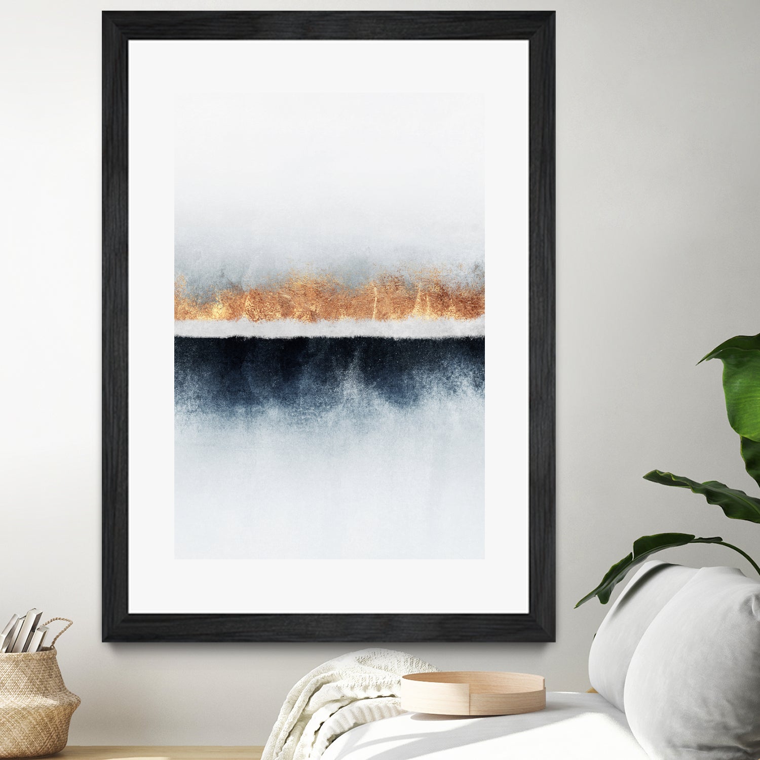 Horizon by Elisabeth Fredriksson on GIANT ART - white mixed media