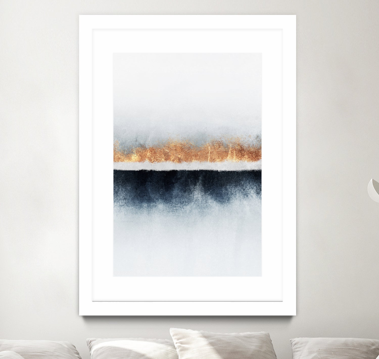 Horizon by Elisabeth Fredriksson on GIANT ART - white mixed media