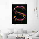 S - RADIANT GENETYPO #094 v01 by Toni Mitjanit on GIANT ART - black typography