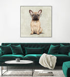 Mr French Bulldog by Roberta Jean Pharelli on GIANT ART - white digital painting