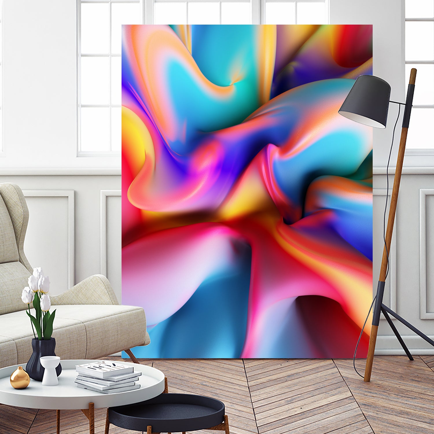 Paint Colorful Splash by Danny Jardim on GIANT ART - yellow digital painting