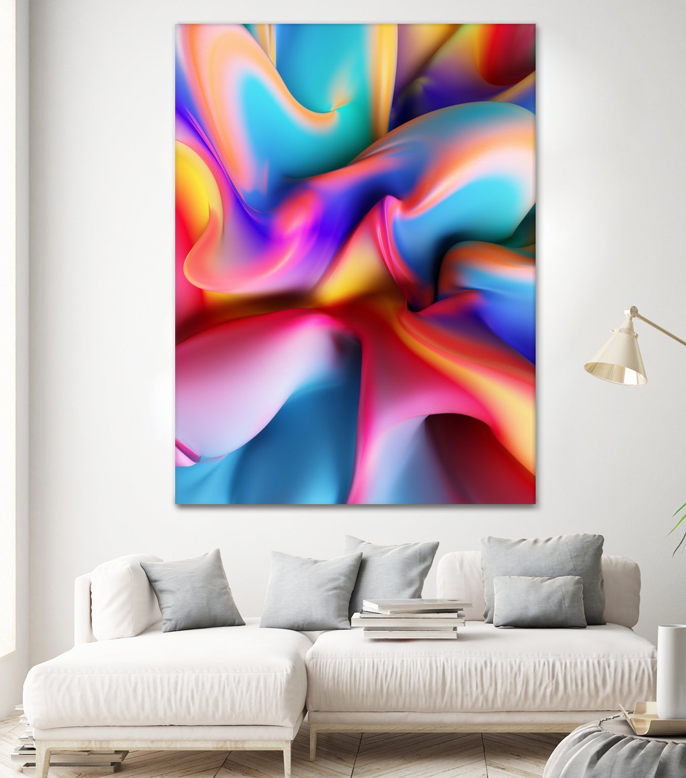 Paint Colorful Splash by Danny Jardim on GIANT ART - yellow digital painting