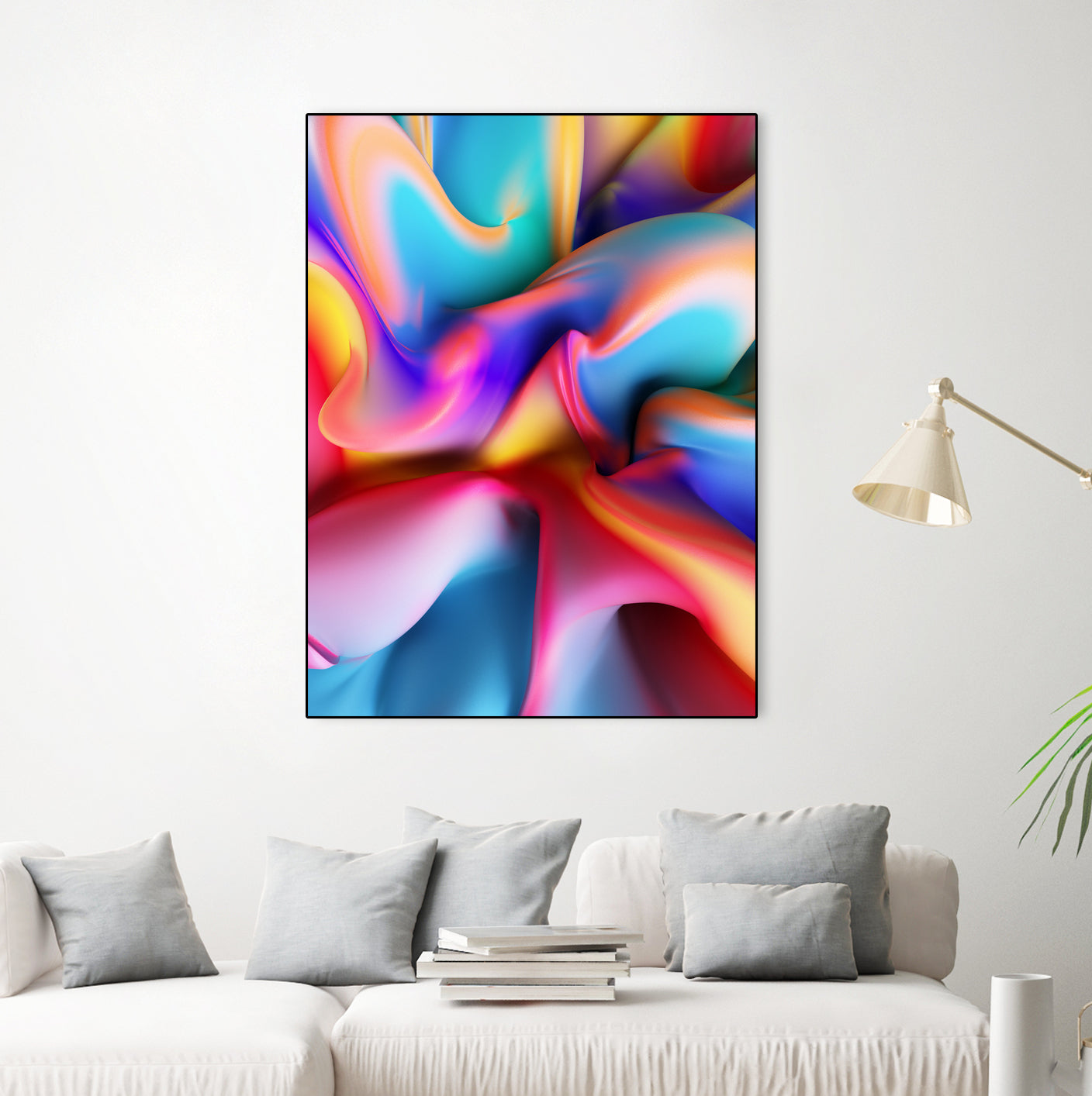 Paint Colorful Splash by Danny Jardim on GIANT ART - yellow digital painting