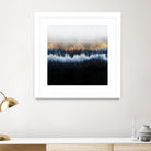 Golden Horizon by Elisabeth Fredriksson on GIANT ART - blue mixed media