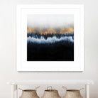 Golden Horizon by Elisabeth Fredriksson on GIANT ART - blue mixed media