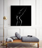 woman shadow female by Herman Wijanarko on GIANT ART - black vector illustration