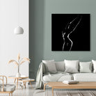 woman shadow female by Herman Wijanarko on GIANT ART - black vector illustration