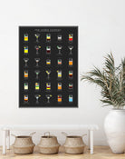 The Vodka Cocktail by Finlay McNevin on GIANT ART - black typography