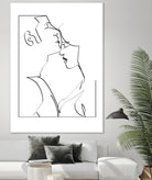 kiss her good night by Kiki Castel on GIANT ART - black digital drawing