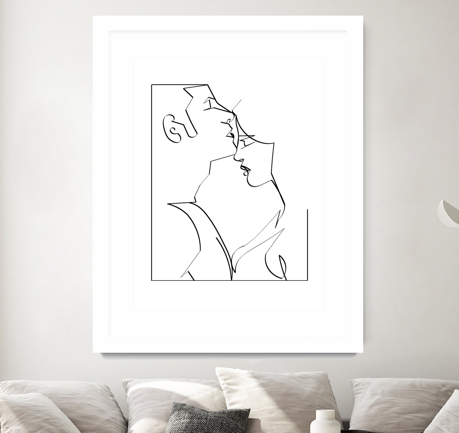 kiss her good night by Kiki Castel on GIANT ART - black digital drawing