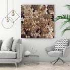 Mermaid Glitter Scales #6 #shiny #decor #art by Anita & Bella Jantz on GIANT ART - brown vector illustration
