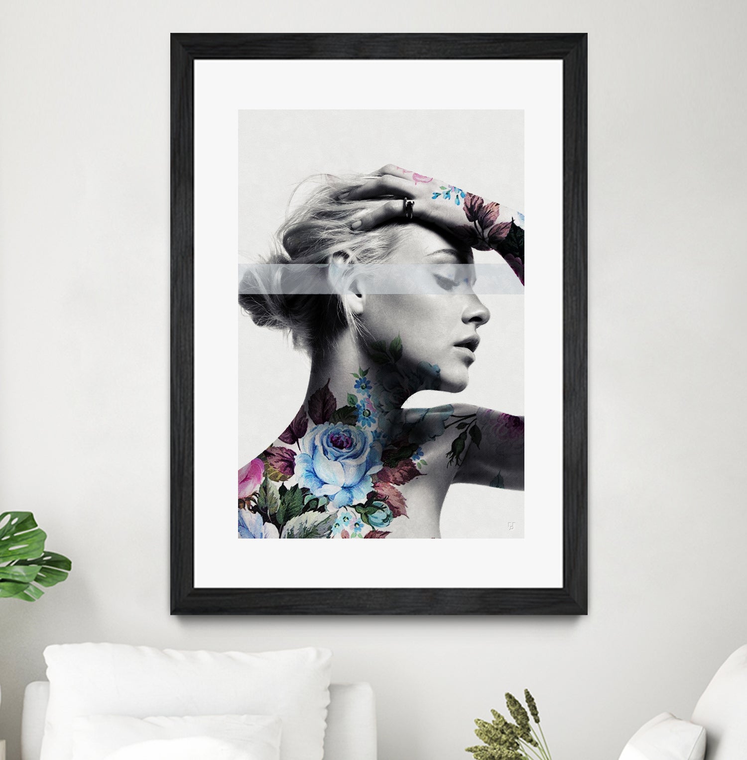 Flower beauty u02 by Menelaos Trompoukis on GIANT ART - white digital painting