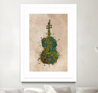 double bass 2 by Justyna Jaszke on GIANT ART - green digital painting