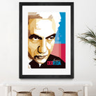 Jacques Derrida by Ahmad Taufiq on GIANT ART - brown digital drawing