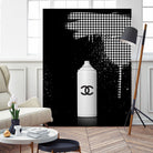 Chanel Spray Paint by Alexandre Venancio on GIANT ART - black digital painting