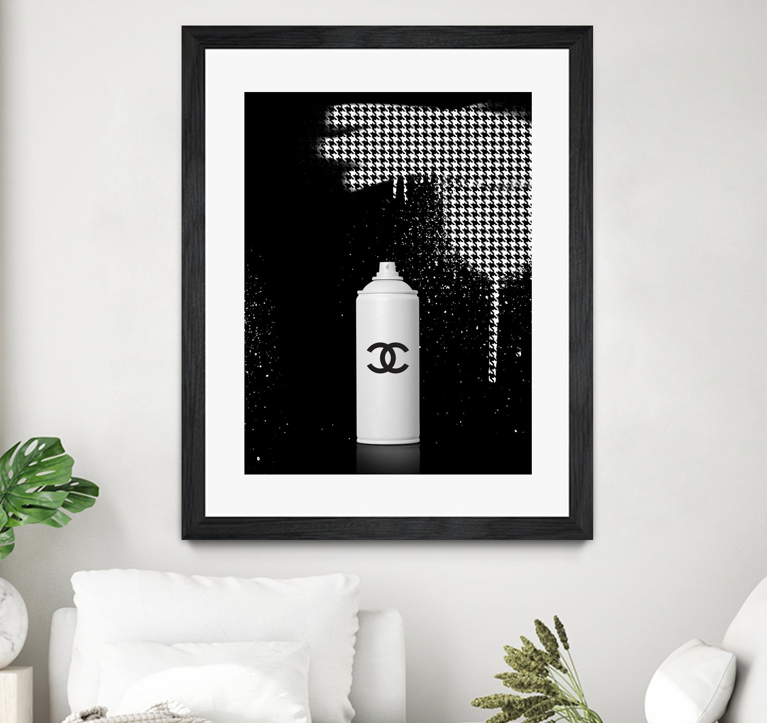 Chanel Spray Paint by Alexandre Venancio on GIANT ART - black digital painting