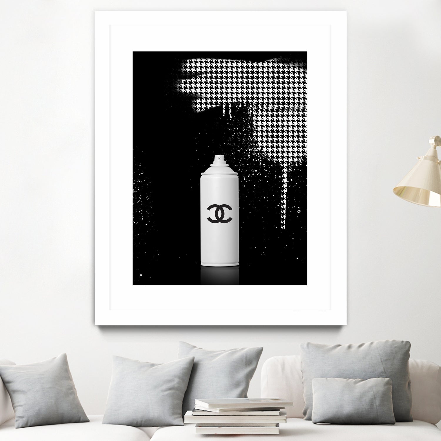 Chanel Spray Paint by Alexandre Venancio on GIANT ART - black digital painting