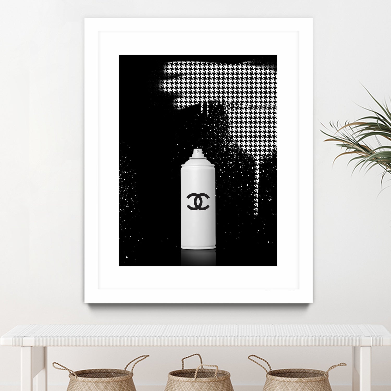 Chanel Spray Paint by Alexandre Venancio on GIANT ART - black digital painting