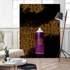 Versace Spray Paint by Alexandre Venancio on GIANT ART - black digital painting